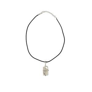Unbranded | Selenite Crystal Pendant Necklace | White | 4.5cm
